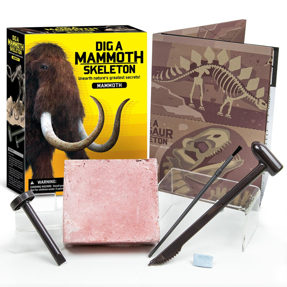 4M KidzLabs  Dig A Dinosaur Skeleton Mammoth