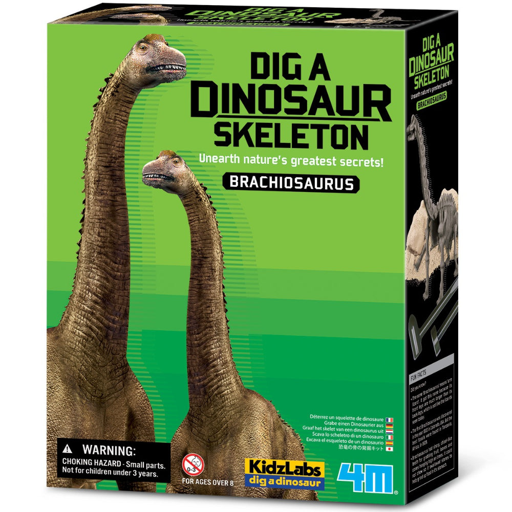 4M KidzLabs Dig A Dinosaur Skeleton Brachiosaurus