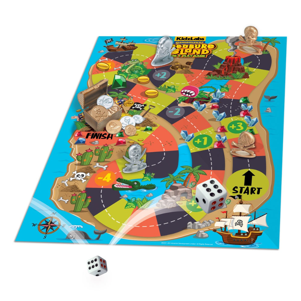 4M KidzLabs Treasure Island Dig Play Game