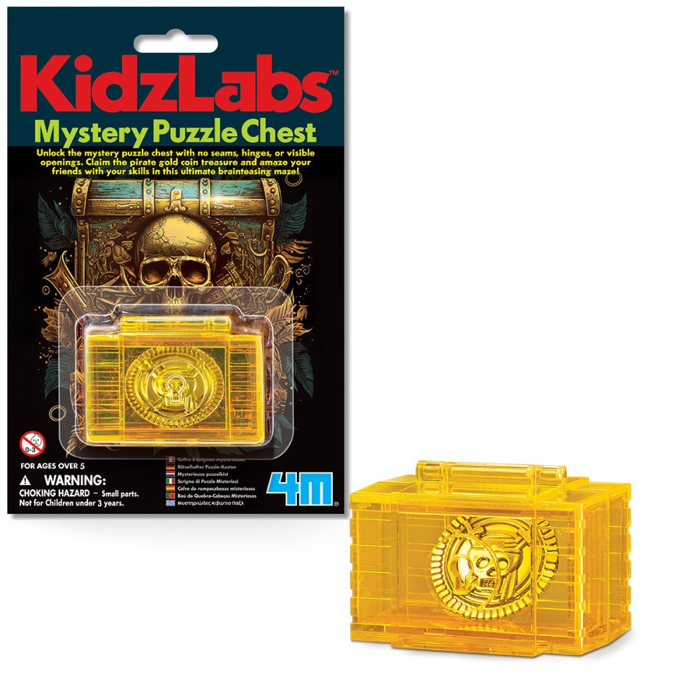 4M KidzLabs Mystery Puzzle Chest