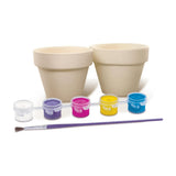 4M KidzMaker Paint Your Own Terracotta Flower Pots