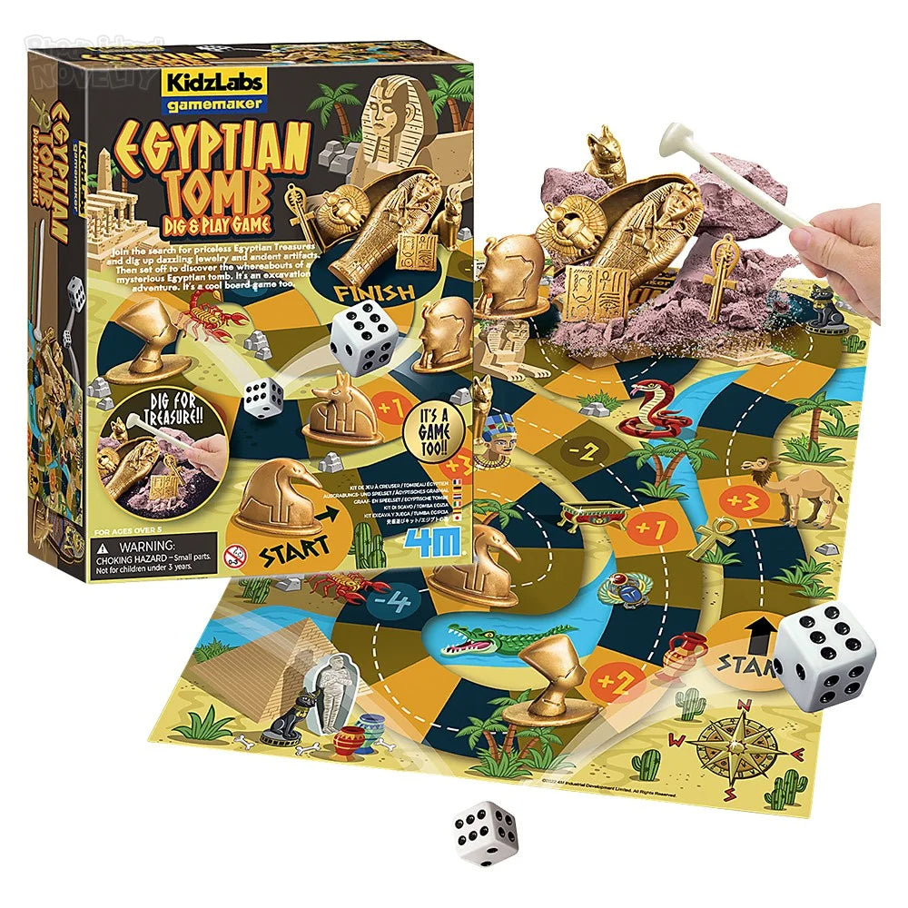 4M KidzLabs Egyptian Tomb Dig Play Game