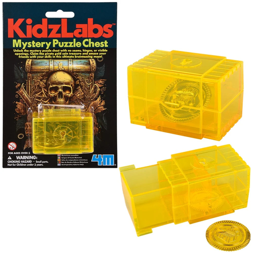 4M KidzLabs Mystery Puzzle Chest