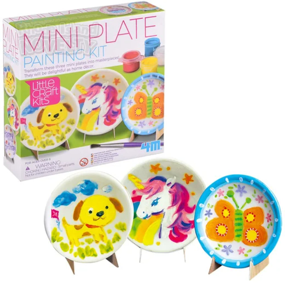 4M Little Craft  Mini Plate Painting Kit