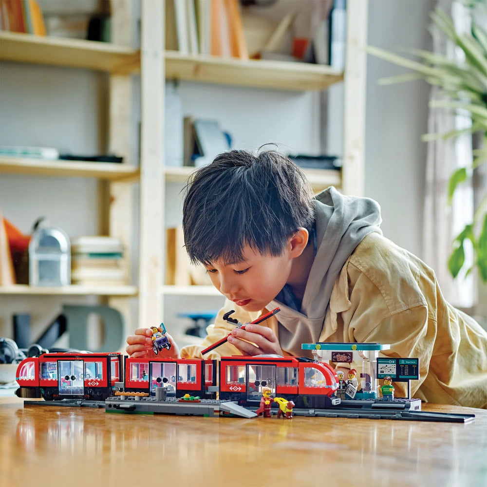 LEGO® City Downtown Tram and Station LEGO® City Downtown Tram and Station