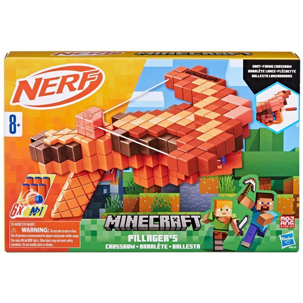 Nerf Minecraft Pillager's Crossbow Dart Blaster Nerf Minecraft Pillager's Crossbow Dart Blaster