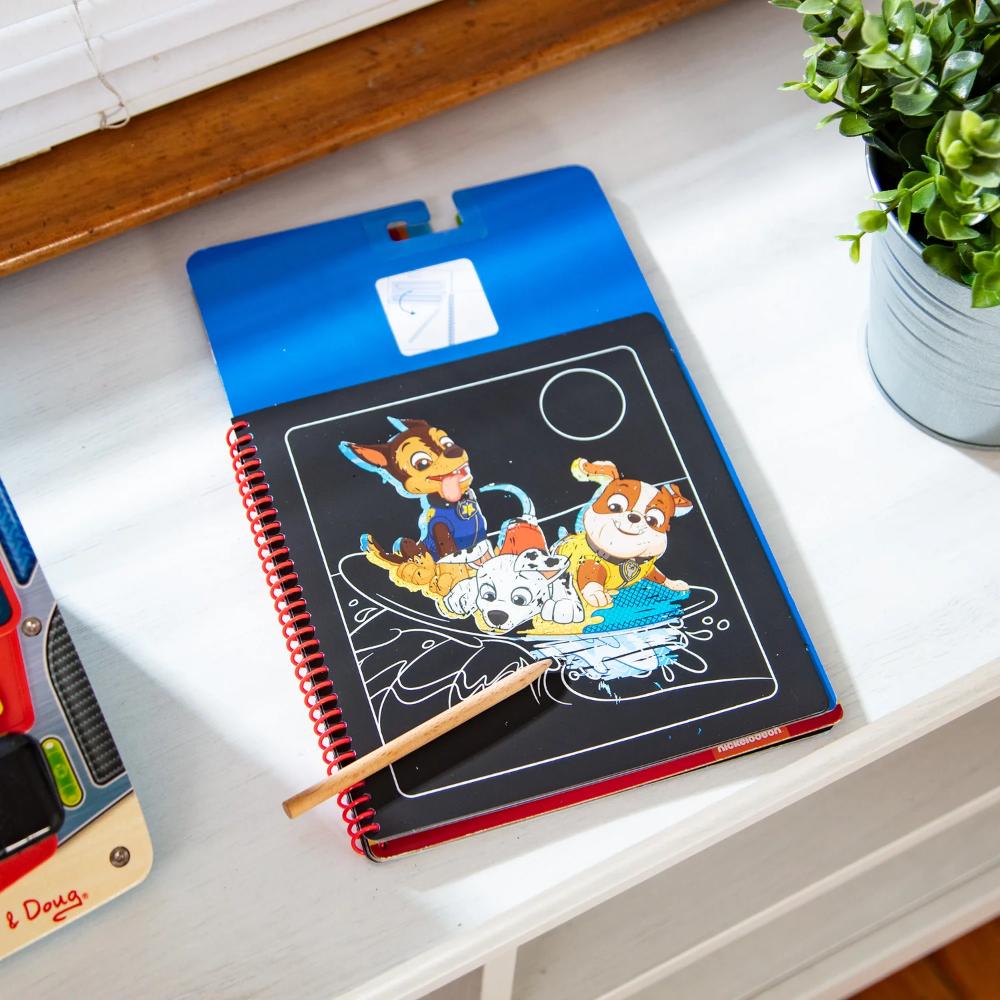 Melissa & Doug Paw Patrol Scratch Art Pad - Chase