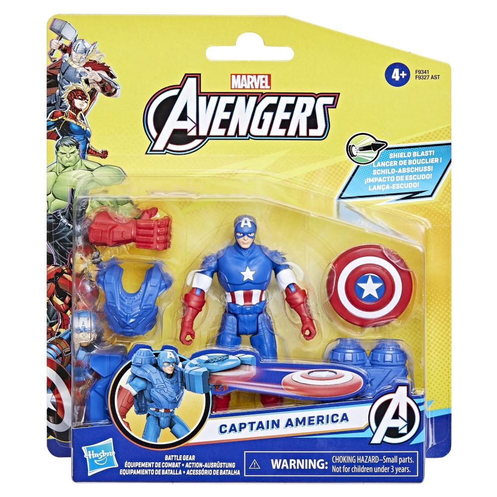 Marvel Avengers Epic Hero Series Battle Gear 4" Captain America