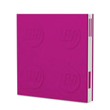 LEGO® IQ Locking Notebook with Gel Pen – Violet