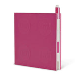 LEGO® IQ Locking Notebook with Gel Pen – Violet