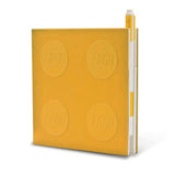 LEGO® IQ Locking Notebook with Gel Pen – Yellow