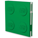 LEGO® IQ Locking Notebook with Gel Pen - Green