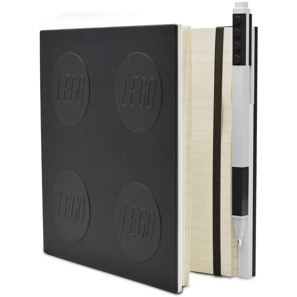 LEGO® IQ Locking Notebook with Gel Pen – Black LEGO® IQ Locking Notebook with Gel Pen – Black