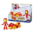 Spider Man Vehicle Figure Iron Man