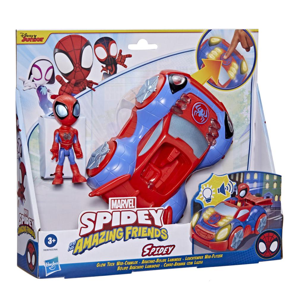 Spider Man Glow Tech Web Crawler – Toys4me