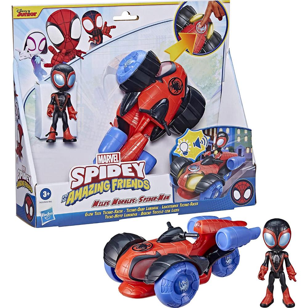 Spider Man Glow Tech Techno Racer