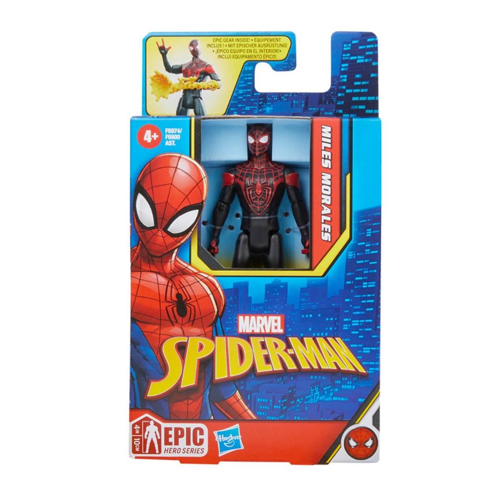 Marvel Spider-Man Epic Hero Series Miles Morales 4 Inch Action Figure