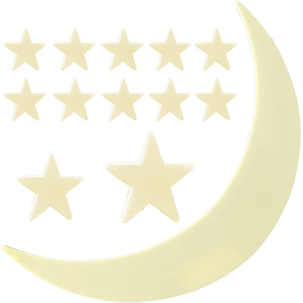 4M Glow In The Dark Large Moon & Stars