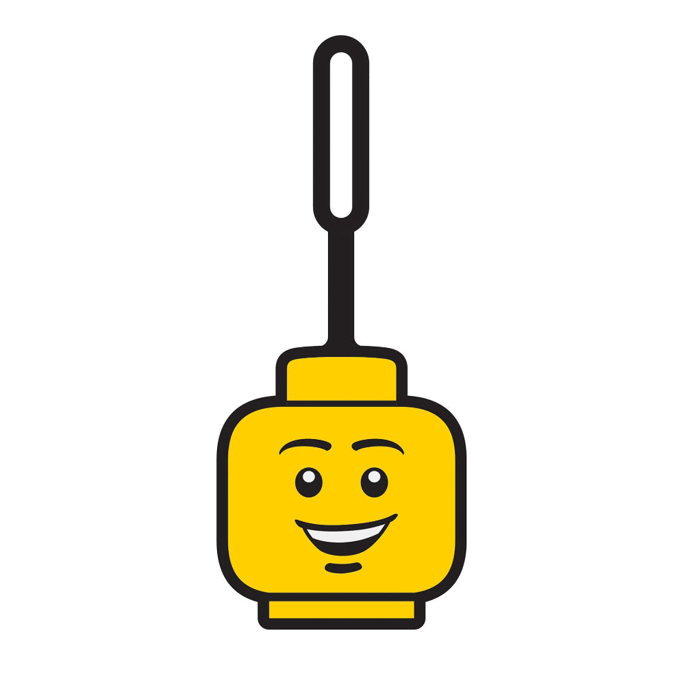 Lego IQ Bag Tag Boy Face