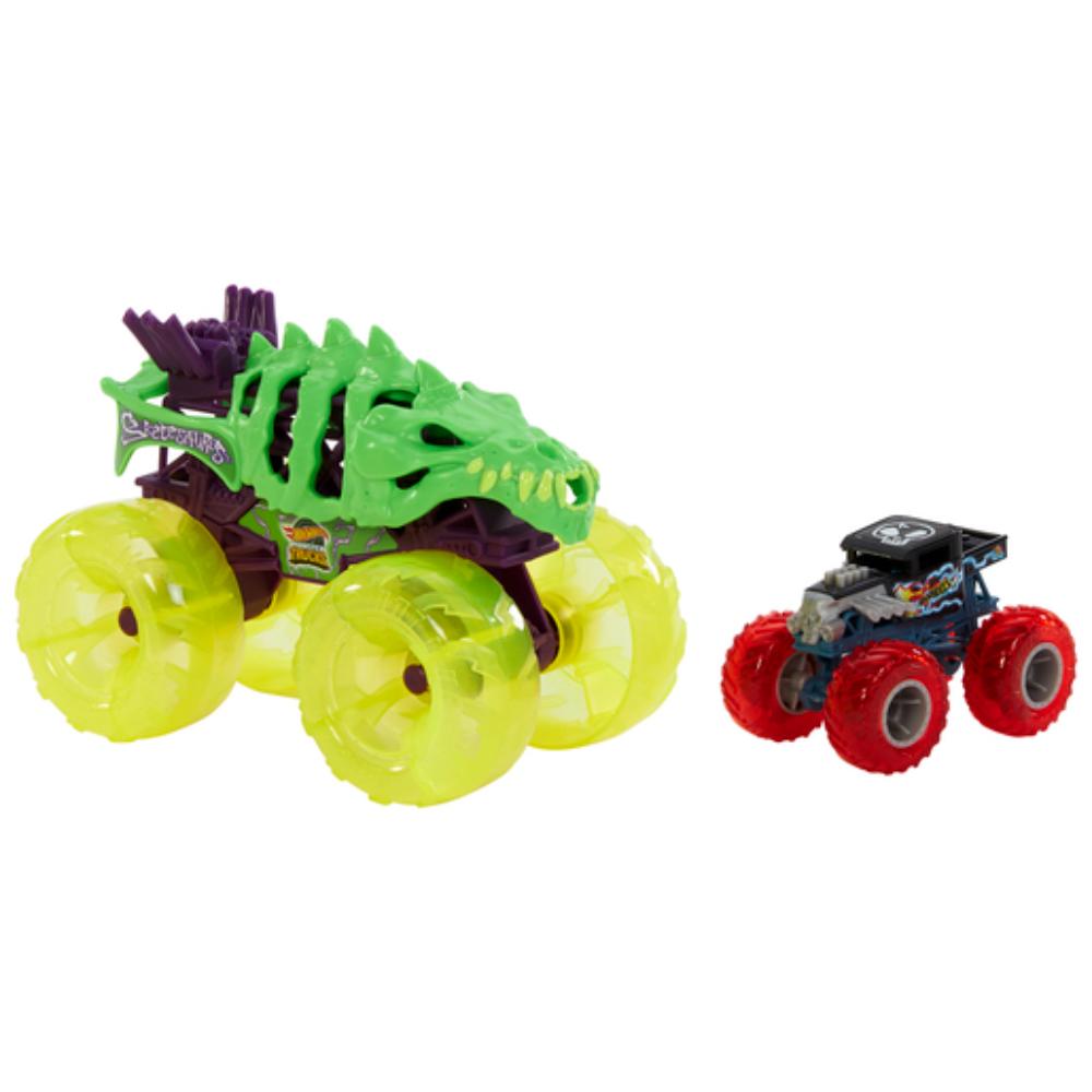Hot Wheels Monster Trucks Power Smashers Charge & Chase Challenge Track Set