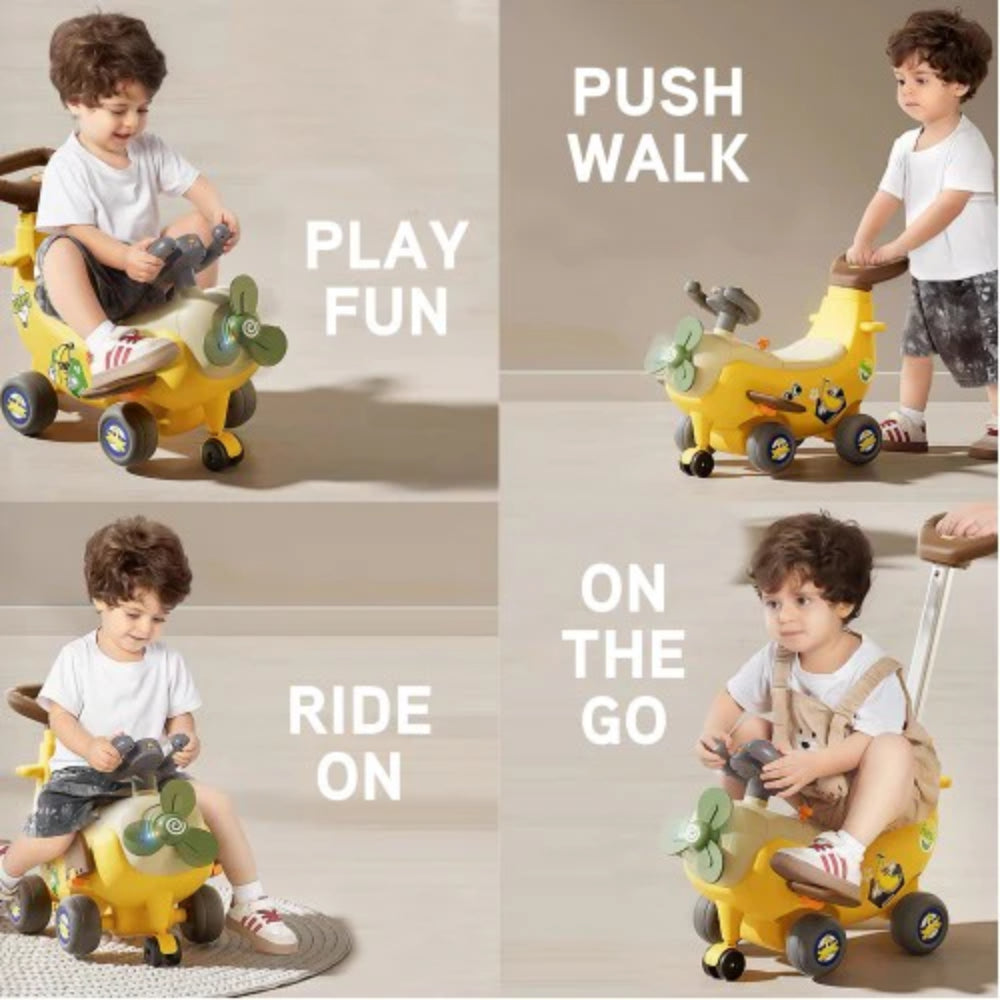 Hola Banana Plane 4 in 1 Ride On