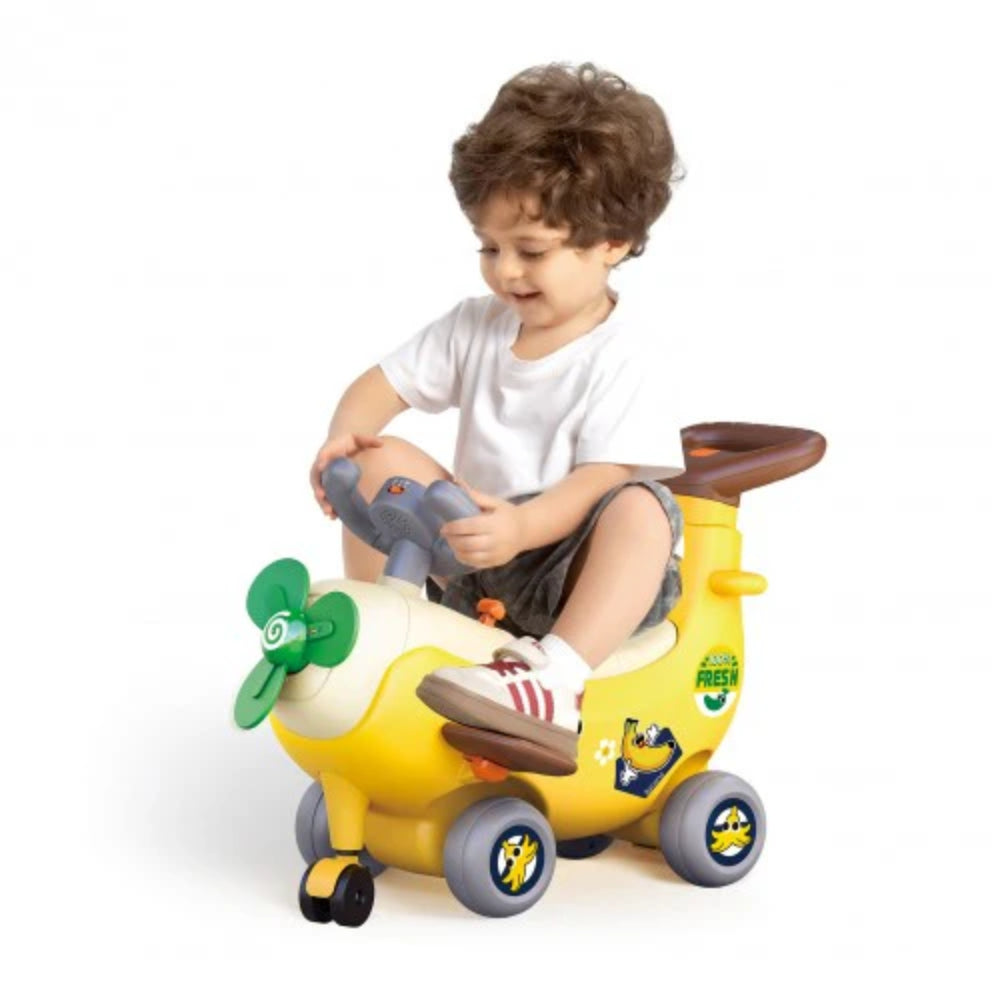 Hola Banana Plane 4 in 1 Ride On