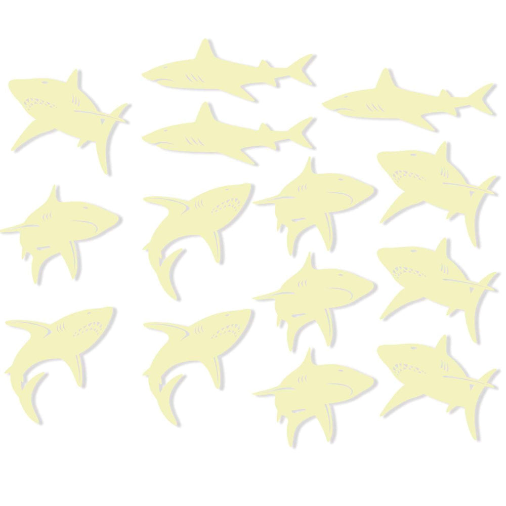 4M Glow In The Dark Sharks