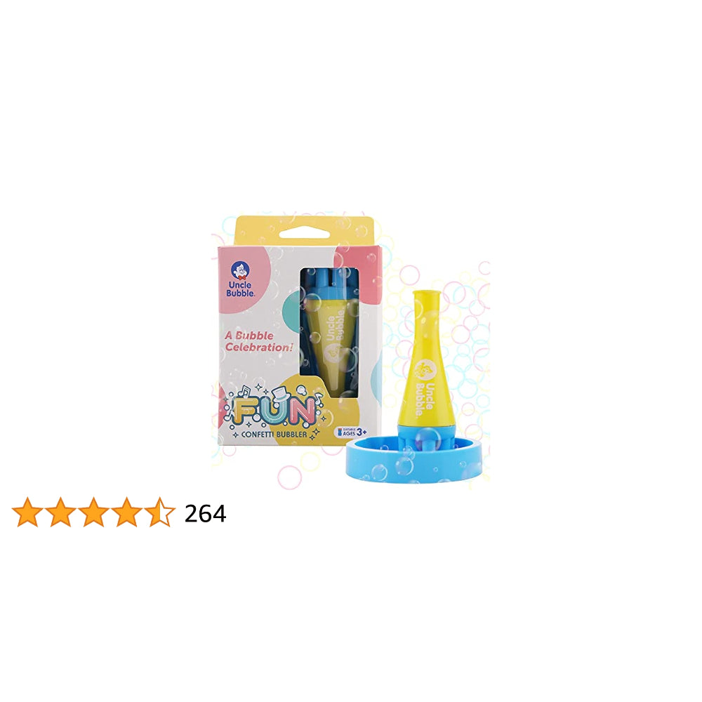 Uncle Bubble Confetti Bubbler