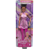 Barbie Ice Skater Doll in Pink Outfit