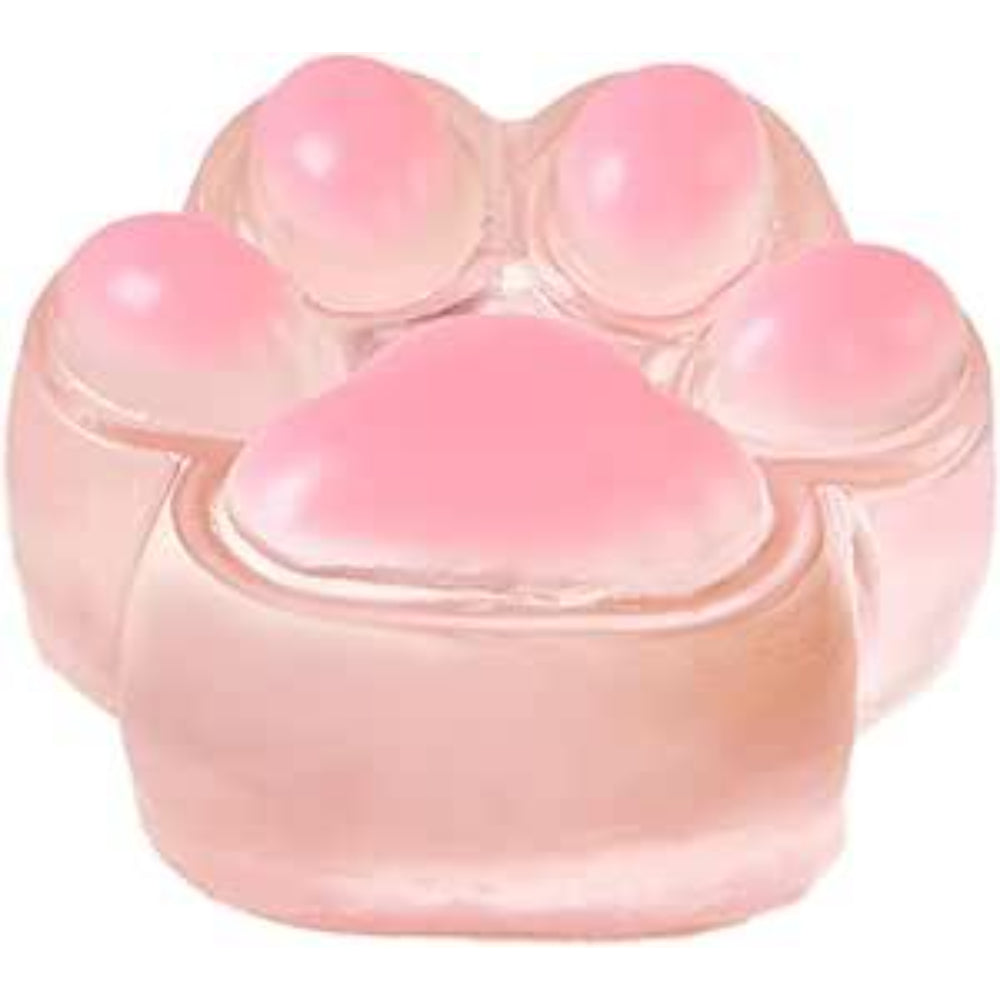 Taba Squishy Transparent Pink Paw