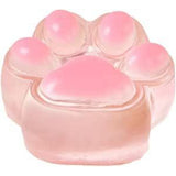 Taba Squishy Transparent Pink Paw