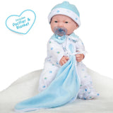 Jc Toys 11" La Baby With Blue Outfit
