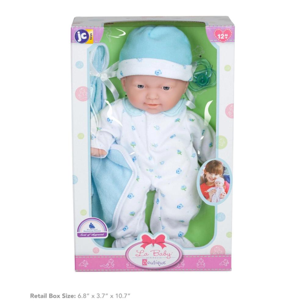Jc Toys 11" La Baby With Blue Outfit