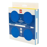 LEGO® IQ Locking Notebook with Gel Pen – Blue