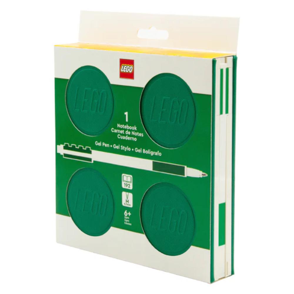 LEGO® IQ Locking Notebook with Gel Pen - Green LEGO® IQ Locking Notebook with Gel Pen - Green