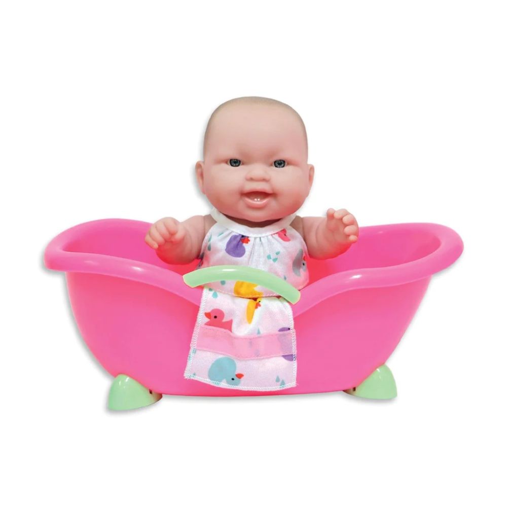 JC Toys Lots to Love Babies Vinyl Baby Doll 10" with Deluxe Gift Set