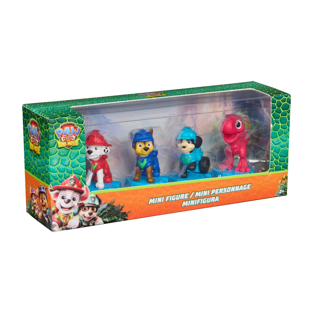 Paw Patrol The Dino Movie 4-Pack Mini Figure