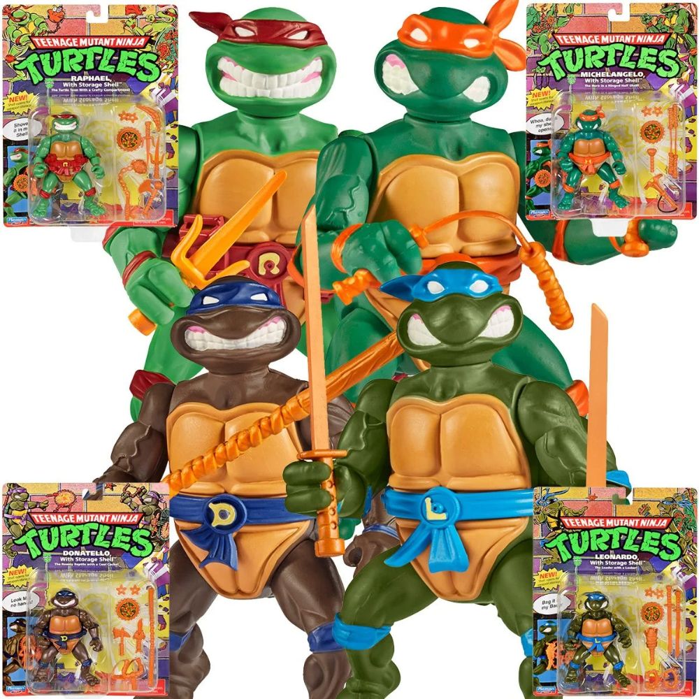 Playmate Toys Teenage Mutant Ninja Turtles  With Storage Shell Assorted