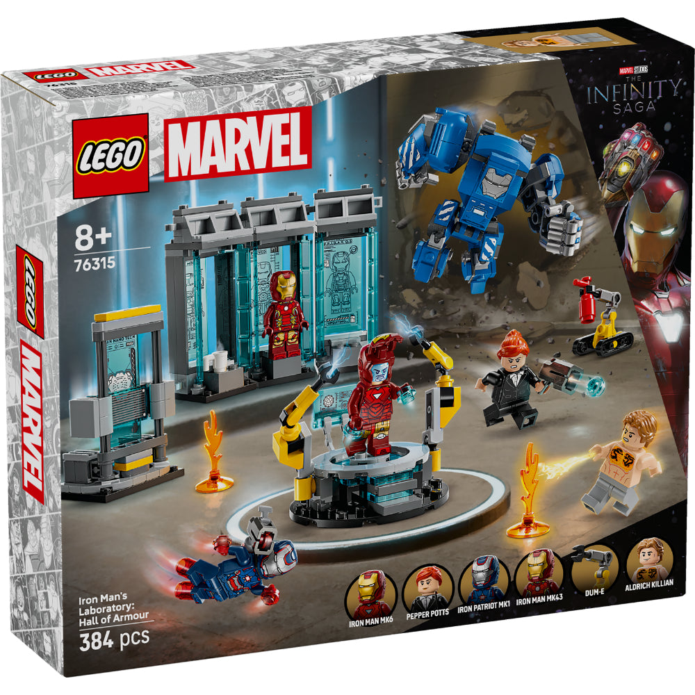 LEGO Iron Man Lab Hal of Armor