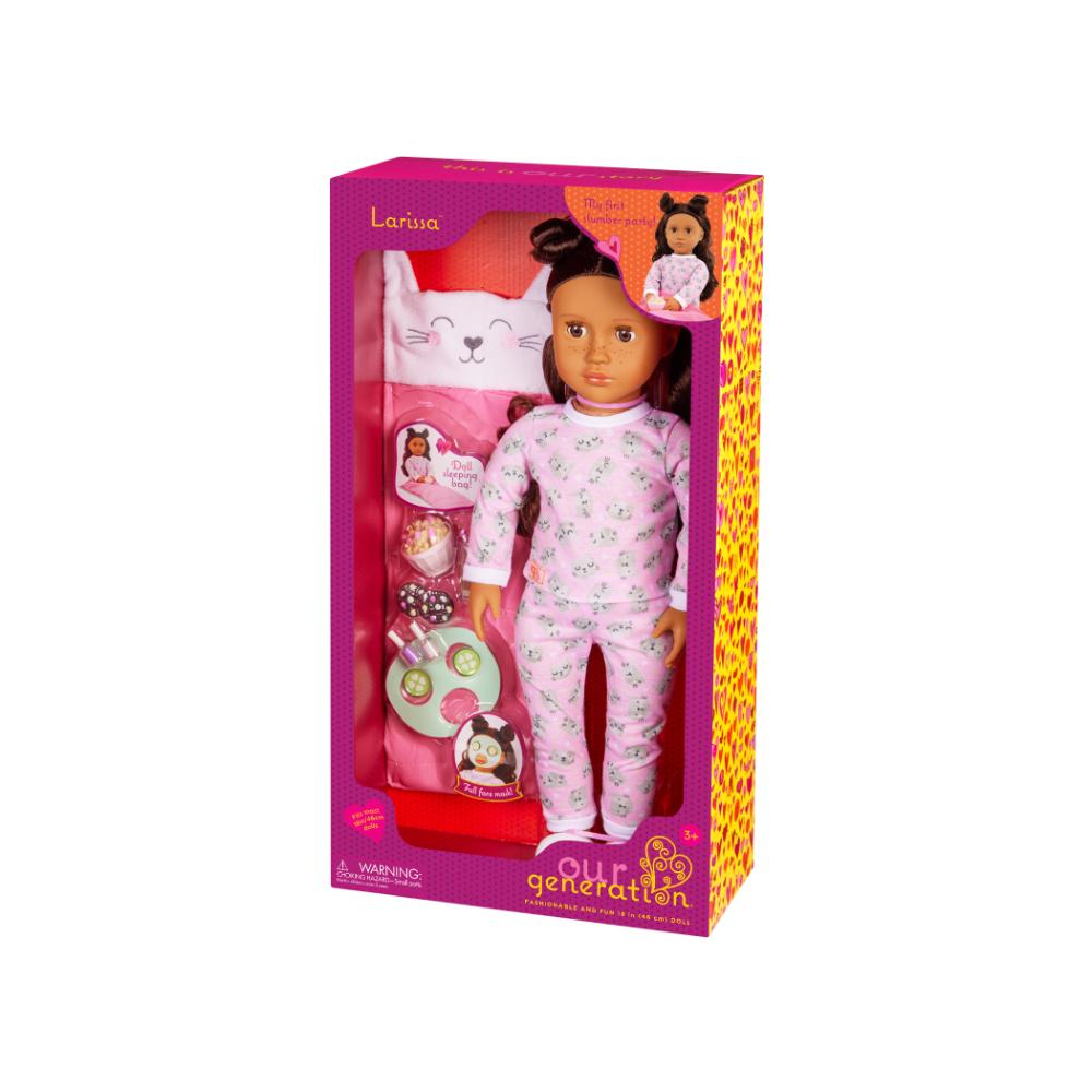 Our Generation Activity Sleepover Doll W/Sleeping Bag