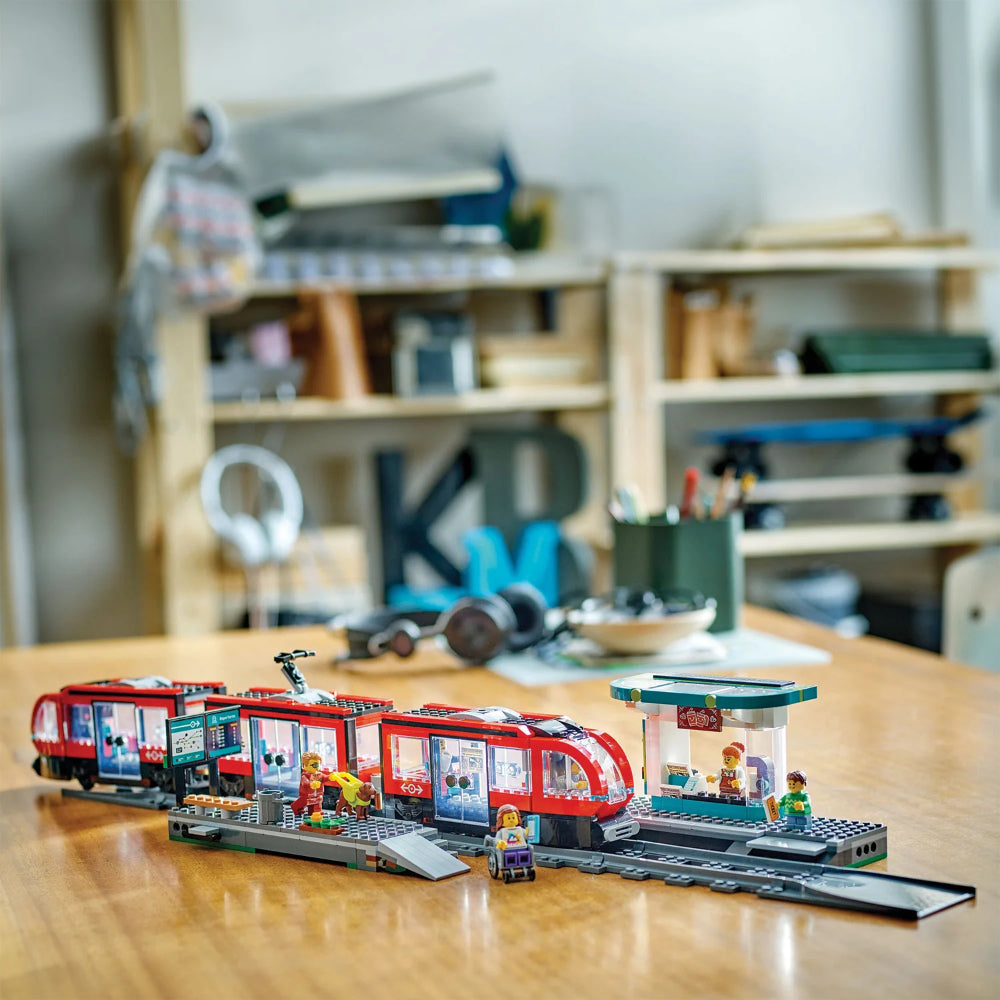 LEGO® City Downtown Tram and Station LEGO® City Downtown Tram and Station