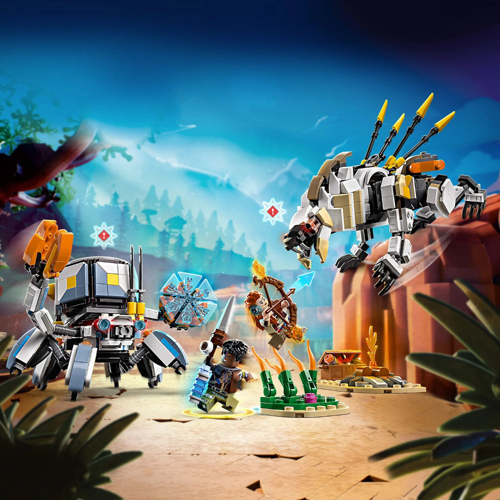 LEGO® Horizon Adventures™ Aloy & Varl vs. Shell-Walker & Sawtooth LEGO® Horizon Adventures™ Aloy & Varl vs. Shell-Walker & Sawtooth