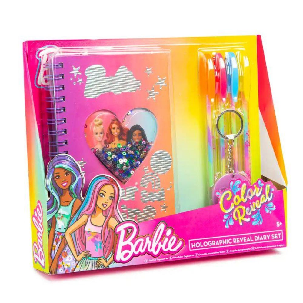 Barbie Shaker Diary Set Barbie Shaker Diary Set
