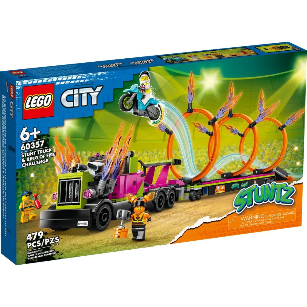 Lego City 60357 Stunt Truck Ring Of Fire