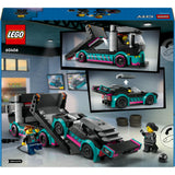 Lego Race Car and Car Carrier Truck