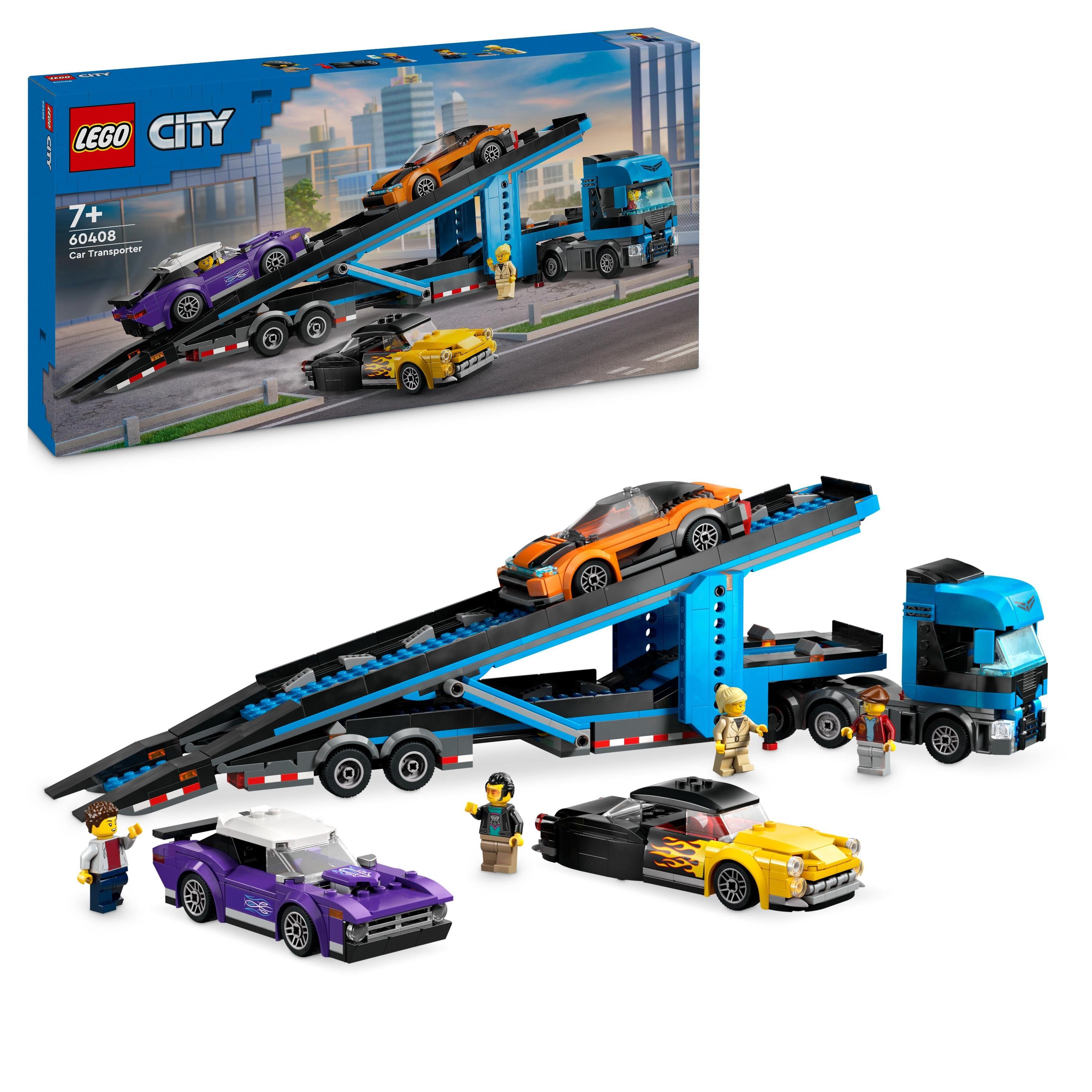 Lego Car Transporter Truck with Sports Car Lego Car Transporter Truck with Sports Car
