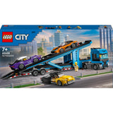 Lego Car Transporter Truck with Sports Car