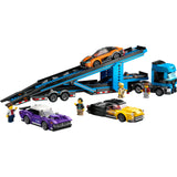 Lego Car Transporter Truck with Sports Car