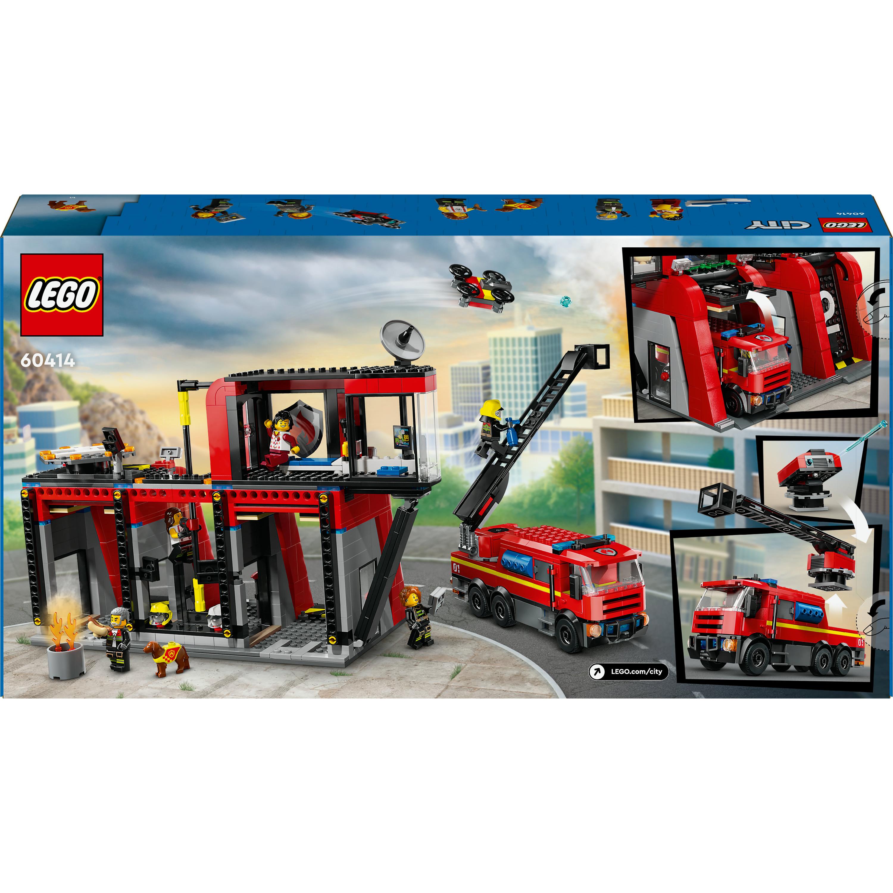Lego Fire Station with Fire Truck Lego Fire Station with Fire Truck