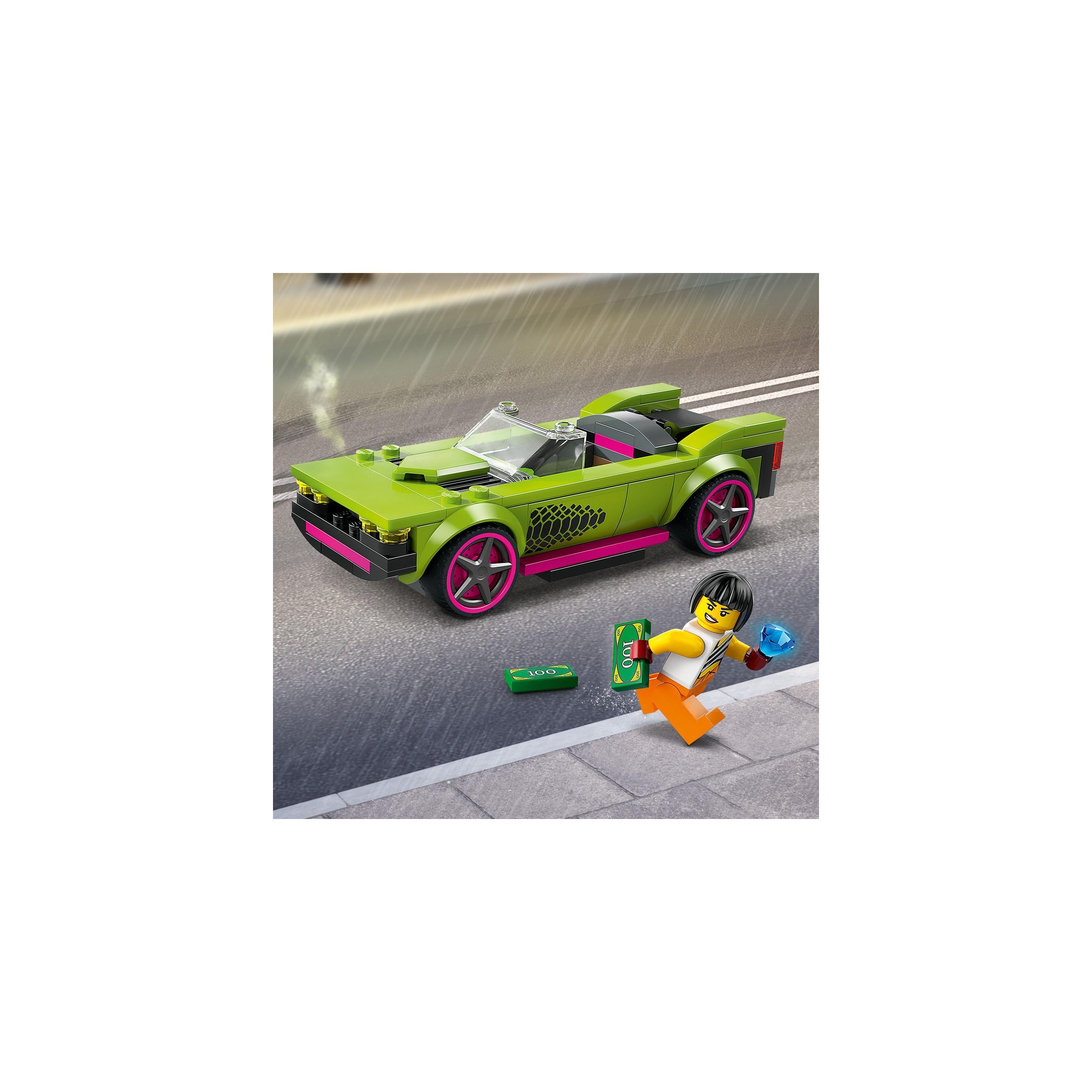 Lego Police Car and Muscle Car Chase